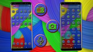 3D Colorful Curve Theme screenshot 1