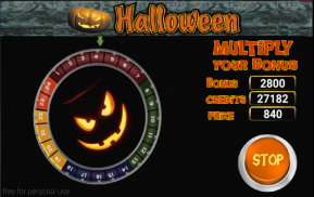 Slot Machine Halloween Lite screenshot 4