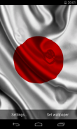 Flag of Japan Live Wallpaper screenshot 1