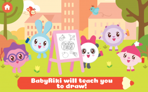 BabyRiki: Kids Coloring Game! screenshot 0
