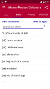 Offline Idioms & Phrases Dictionary screenshot 1