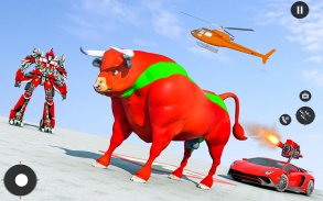 Angry Bull City Attack Game: Animal Fighting Games screenshot 5