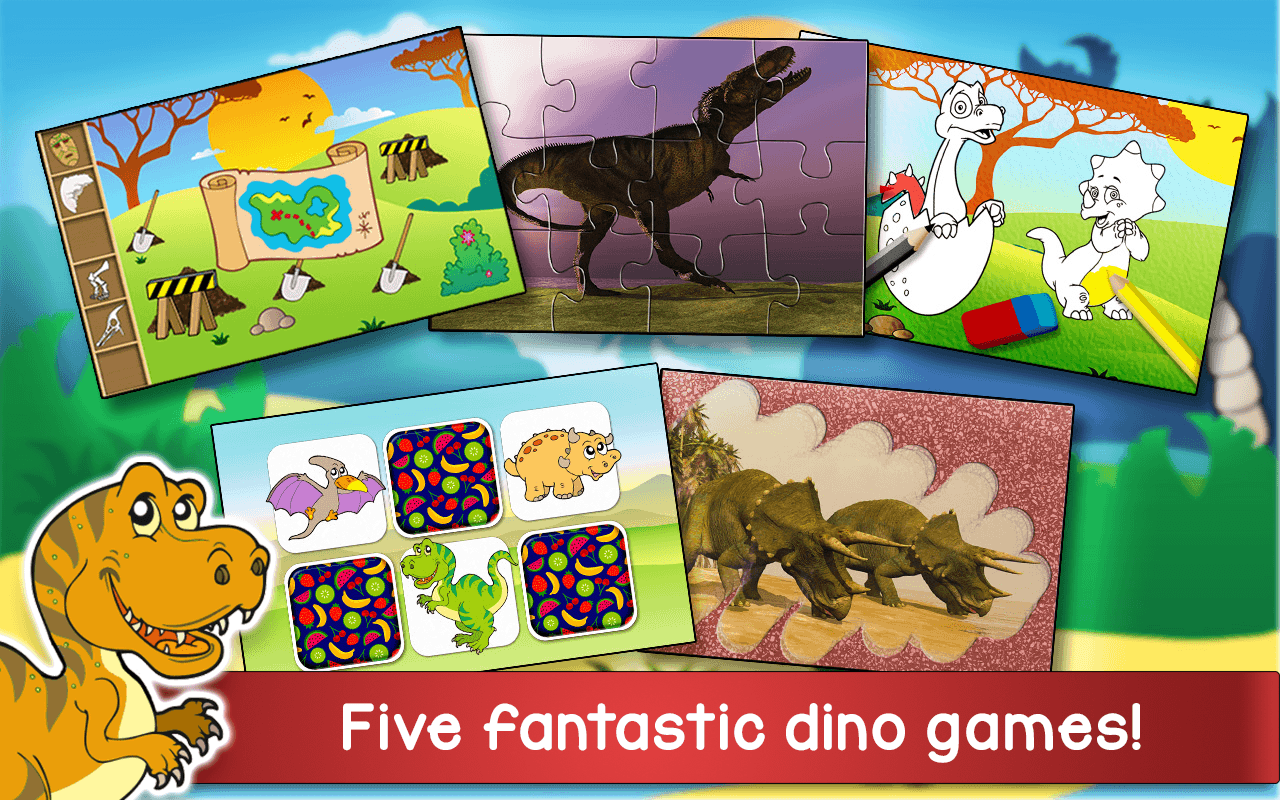 Dino Life 🦕: Jogos De Dinossauros Grátis Para Crianças Menores De 6  Anos::Appstore for Android