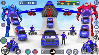 Police Robot Transports Truck screenshot 0