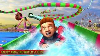 Parque acuático infantil Water Adventure 3D screenshot 4