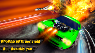 ความตาย การแข่งรถ 2020: การจราจร รถ การยิง เกม screenshot 4