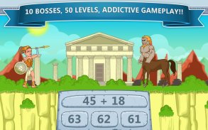 몬스터 대 제우스 - 수학 게임 screenshot 4