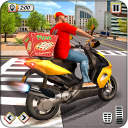 Pizza Delivery Boy Bike Games