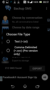 Backup SMS screenshot 1