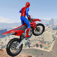 Superhero Bike Stunt: Bike Sim screenshot 7