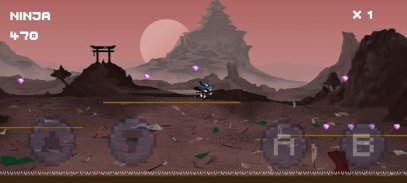 Pixel Ninja Run - Action Game screenshot 5