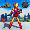 Iron Stickman Rope Hero War Gangstar OffRoad