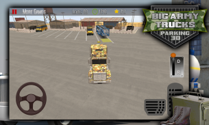 كبير الشاحنات الجيش سيارات 3D screenshot 1