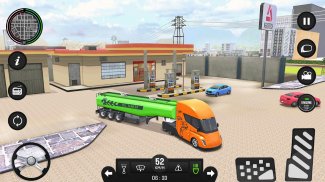 Oil Tanker Driving Truck Games screenshot 0