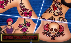 Virtual Artist Tattoo Maker Designs: Tattoo Games screenshot 1