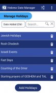 Hebrew Date Manager + Widget screenshot 3