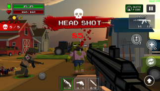 Pixel Z Gunner 3D - Battle Survival Fps screenshot 3