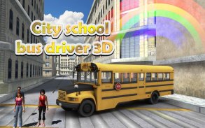 City Schoolbus Driver 3D screenshot 8