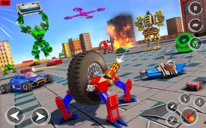 Spider Wheel Robot Car Game 3d screenshot 5