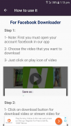 Video Downloader for Facebook screenshot 1