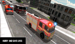 911 Rescue team Fire Truck Driver 2020 screenshot 10