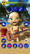saya bayi: Babsy di Pantai 3D screenshot 2
