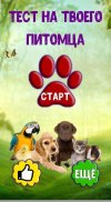 Тест: Твой домашний Питомец screenshot 0