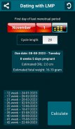 Naegele - pregnancy calculator screenshot 5