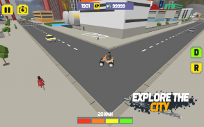 ATV QuadBike Driver Crazy Town screenshot 6