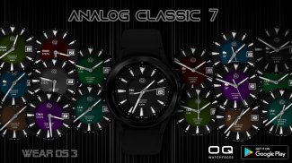 Analog Classic 7  Wear OS 4+ screenshot 10