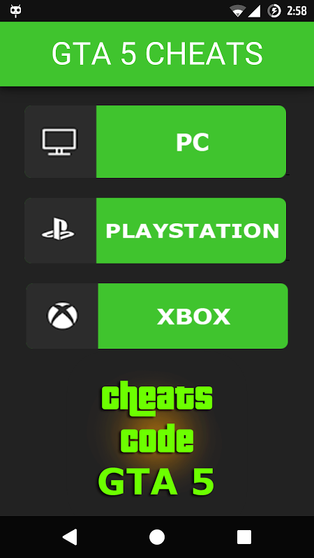 Cheat Codes For GTA 5 - Microsoft Apps