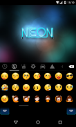 Emoji Keyboard-Neon screenshot 1