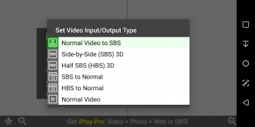 iPlay VR Player for SBS 3D Video screenshot 1