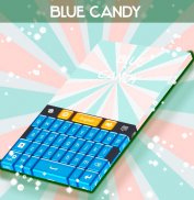 Blue Candy Keyboard Theme screenshot 0