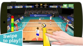 Volleyball Champions 3D 2014 screenshot 0