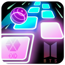 BTS vs EXO Tiles Hop : Kpop Battle