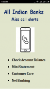 Bank Balance Check by Missed Call - Indian Banks screenshot 0