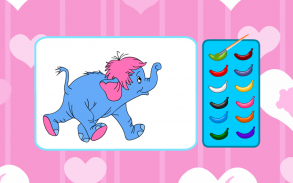 Coloring Game-Elephant Fun screenshot 2