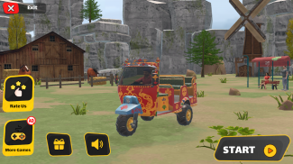 Rickshaw Climb on Mountain screenshot 0