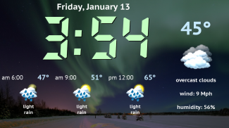 Weather Night Dock Free screenshot 3