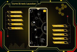 Curve Hitech launcher -Applock screenshot 10