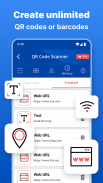 QR scanner - Barcode reader screenshot 1