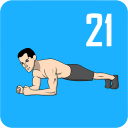 Plank Workout - 21 Day Plank Challenge Free Icon