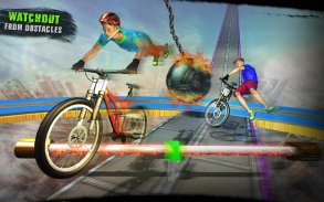 Impossible BMX Crazy Rider Stunt Racing Tracks 3D screenshot 5