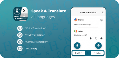 Speak & Translate all Language