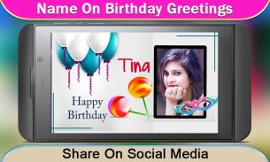 Birthday Greeting Cards Maker: Create photo frames screenshot 2