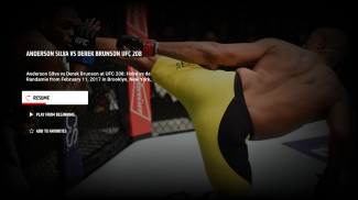 UFC Fight Pass - MMA ao vivo screenshot 2