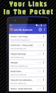 Link URL Bookmark - favorite links in your pocket screenshot 0