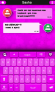 Lavender keyboard theme screenshot 0