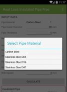 Heat Loss Insulated Pipe Free screenshot 4